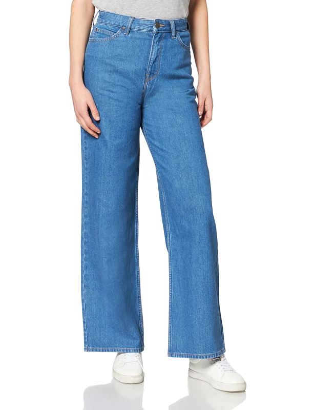 Lee Women's Stella a Line Jeans, Stonewash Ava, 28W / 31L