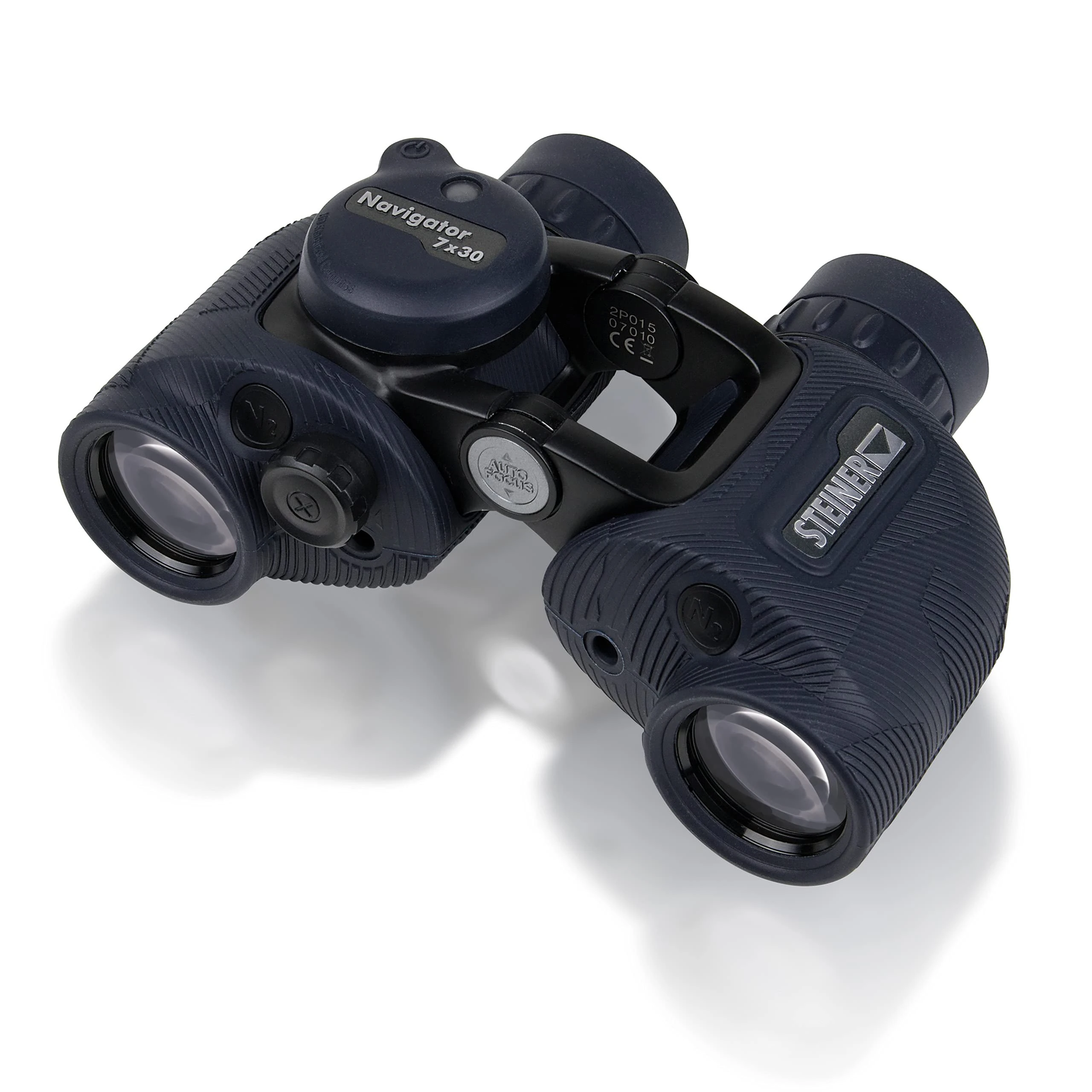 STEINER marine binoculars Navigator 7x30c - HD stabilized compass, German quality optics, open bridge, 5m waterproof, compact, for spontaneous sailing trips or when going ashore