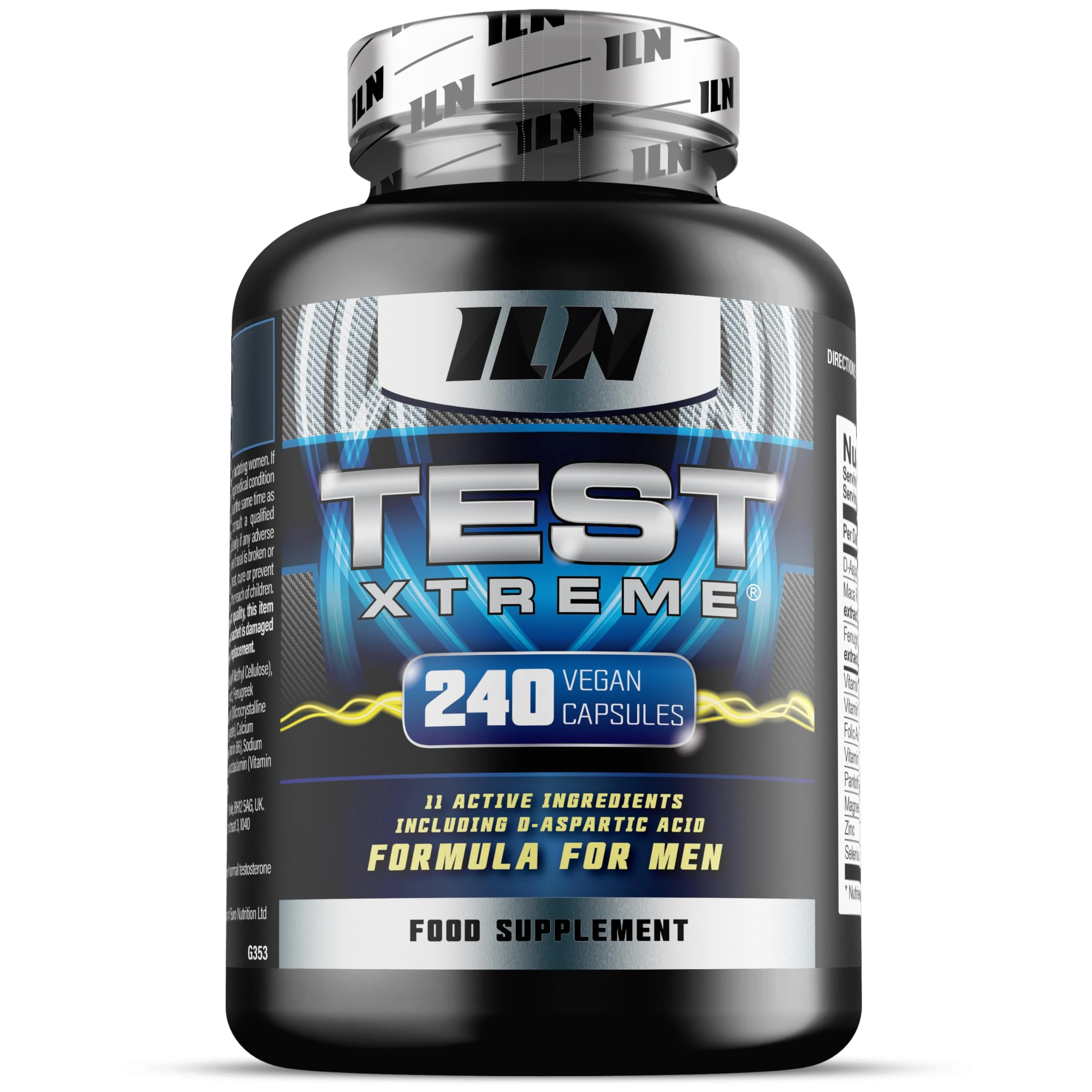 Test Xtreme - Booster Supplements for Men with Zinc - Natural and Safe for Men - Zinc and Magnesium Booster (240 Capsules)