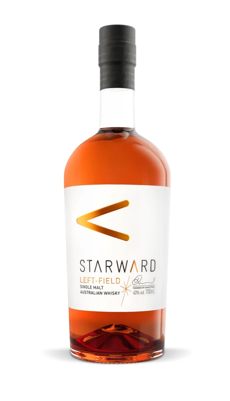 Starward Left-Field Single Malt Australian Whisky 700 Ml 40% Abv Bright Tropical Fruits & Toasted Oak Delicate And Smooth Finish The Most Awarded Distillery Of The Year 2022