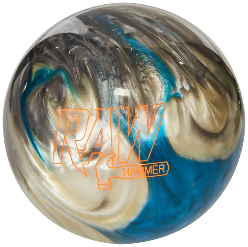 Hammer unisex adult Unique Bowling Ball, Blue/Silver/White, 16 US