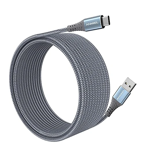 USB C Cable 3M ANIME Usb type c Charger Cable USB A to Type C Cable Premium Nylon Braided Charger Cord,for Samsung Galaxy S10/S9/S8 Plus,Note 10 9 8,PS5,LG V30 V20 G6 G5,Moto