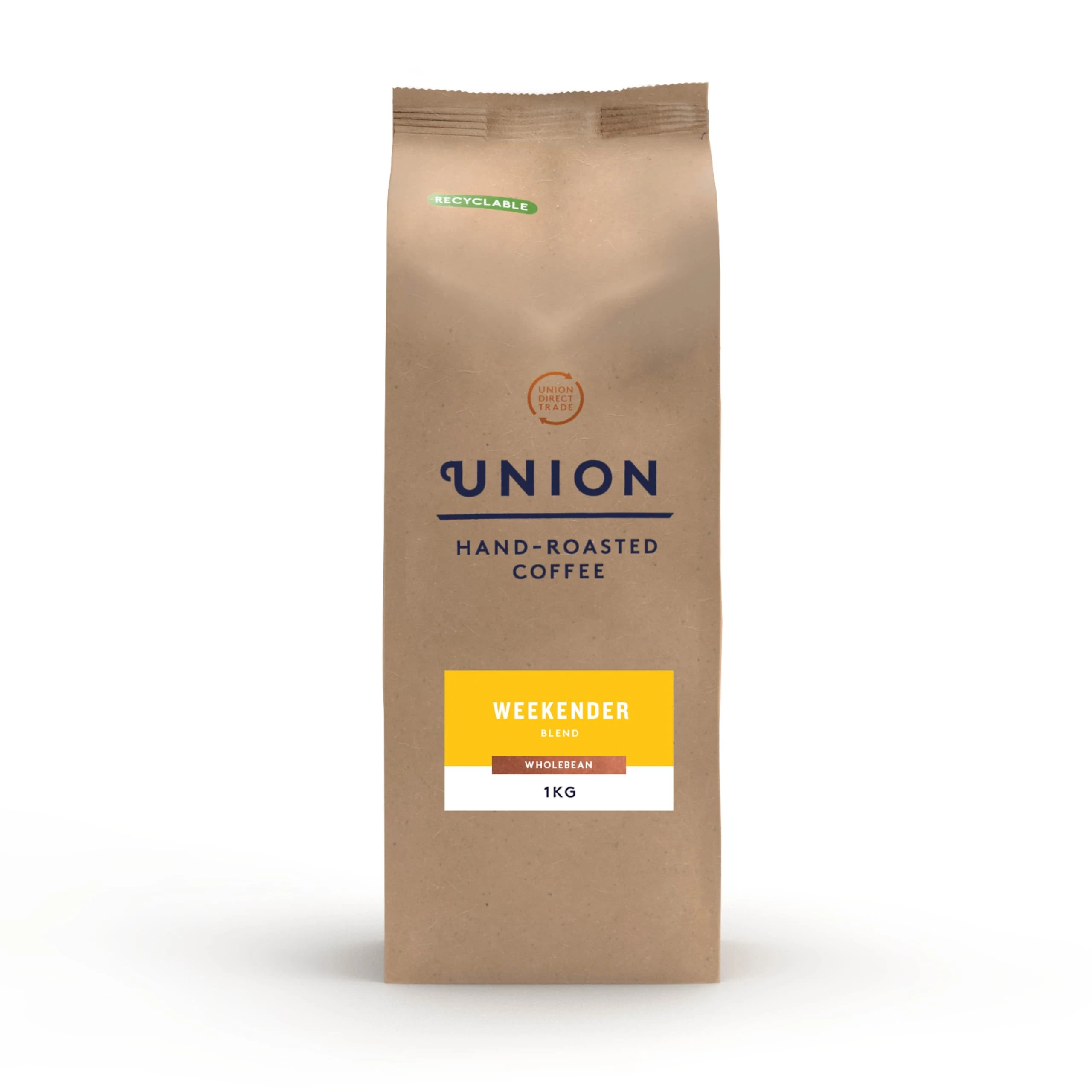 Union Coffee | Weekender | Espresso Coffee Beans | Medium Roast | Pack of 1kg
