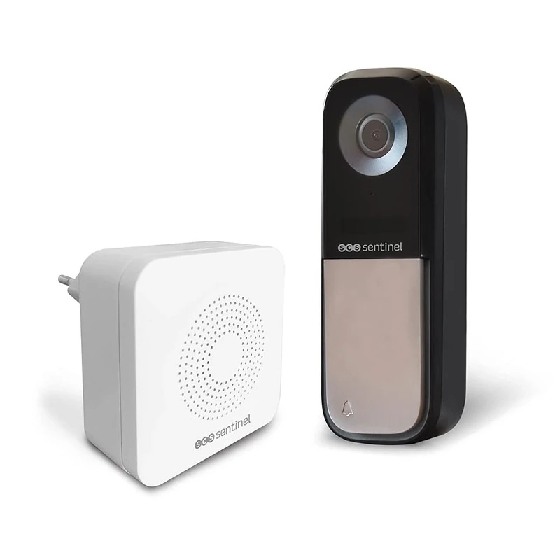 SCS Sentinel - CFI0026 SCS Sentinel - Wired Doorbell & Wireless Doorbell - 80 Metre Range - VisioBell - Image 1