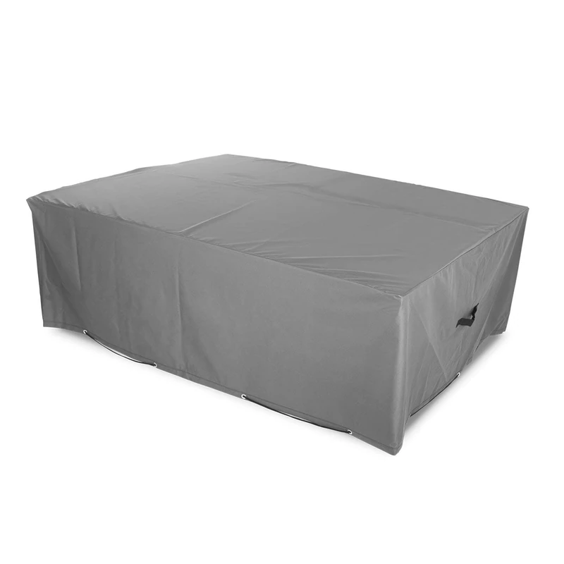 Hoberg Garden furniture cover, robust, water-repellent and particularly durable, protects against rain, snow and UV rays, extra strong hold in wind [200 x 160 x 70 cm]