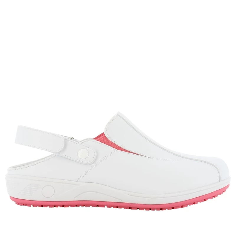 SAFETY JOGGER Safety Clogs for Women 5 UK - CARINNE - Lightweight Comfortable Work Shoe, Ideal for Nurses, Kitchen or Indoor, Non Slip and Shock Absorbing, Oxypas Pink