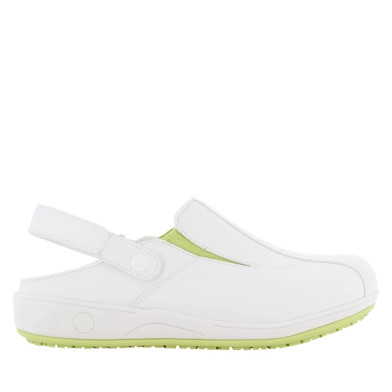SAFETY JOGGER Safety Clogs for Women 7 UK - CARINNE - Lightweight Comfortable Work Shoe, Ideal for Nurses, Kitchen or Indoor, Non Slip and Shock Absorbing, Oxypas Green