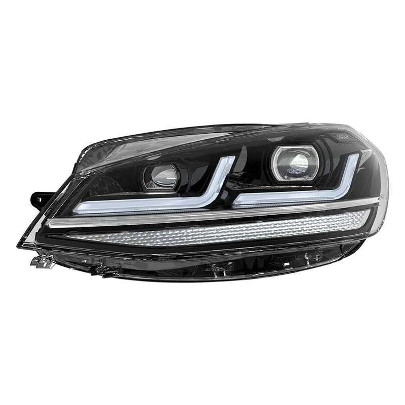 OSRAM LEDriving LED Headlight for VW Golf 7.5, Golf VII Facelift, Black Edition, Halogen, LEDHL109-BK LHD