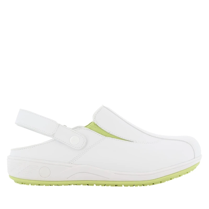 SAFETY JOGGER Safety Clogs for Women 3,5 UK - CARINNE - Lightweight Comfortable Work Shoe, Ideal for Nurses, Kitchen or Indoor, Non Slip and Shock Absorbing, Oxypas Green