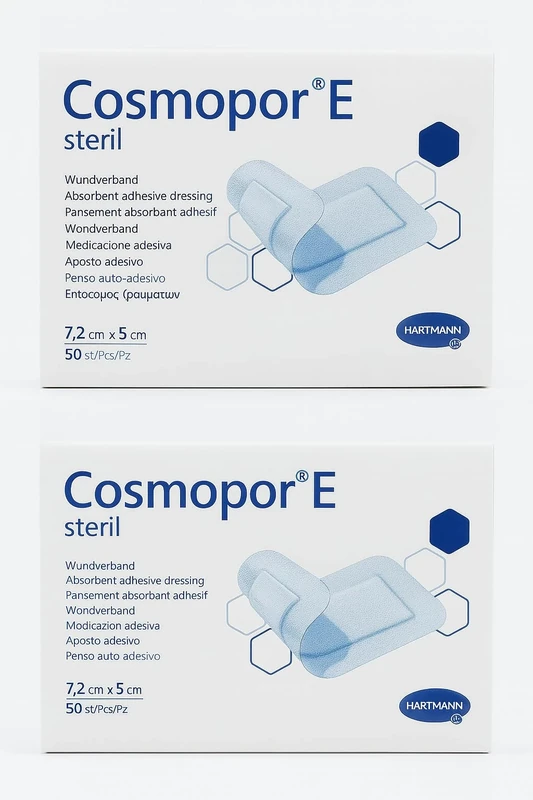 Cosmopor-E Abs DRSG 7.2 X 5 CM, Pack of 50, (Pack of 2)