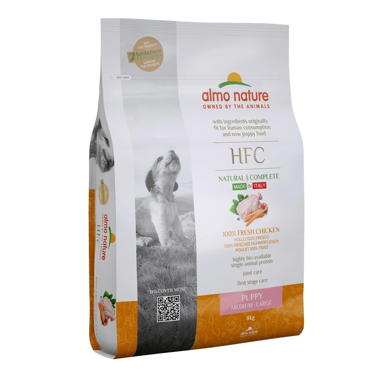almo nature HFC Medium-Large Puppy Food – Chicken - 8kg