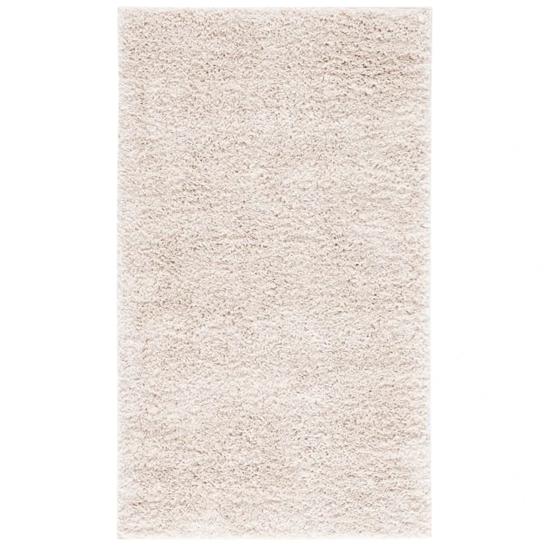 Safavieh Shaggy Indoor Woven Accent Area Rug, August Shag Collection, AUG900, in Beige, 61 X 91 cm for Living Room, Bedroom or Any Indoor Space