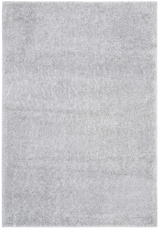 Safavieh Shaggy Indoor Woven Accent Area Rug, August Shag Collection, AUG900, in Silver, 61 X 91 cm for Living Room, Bedroom or Any Indoor Space
