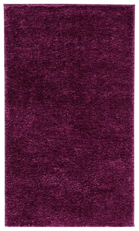 Safavieh Shaggy Indoor Woven Accent Area Rug, August Shag Collection, AUG900, in Purple, 61 X 91 cm for Living Room, Bedroom or Any Indoor Space