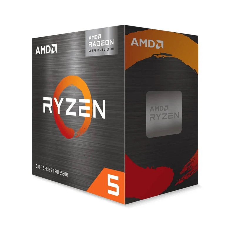 AMD Ryzensets 5 5600G processor ( integrated Radeon Graphics, 6 Cores /12 Threads, 65W DTP, AM4 Socket, 19MB cache, up to 4.4 Ghz max boost, wraith stealth cooler) - Image 1