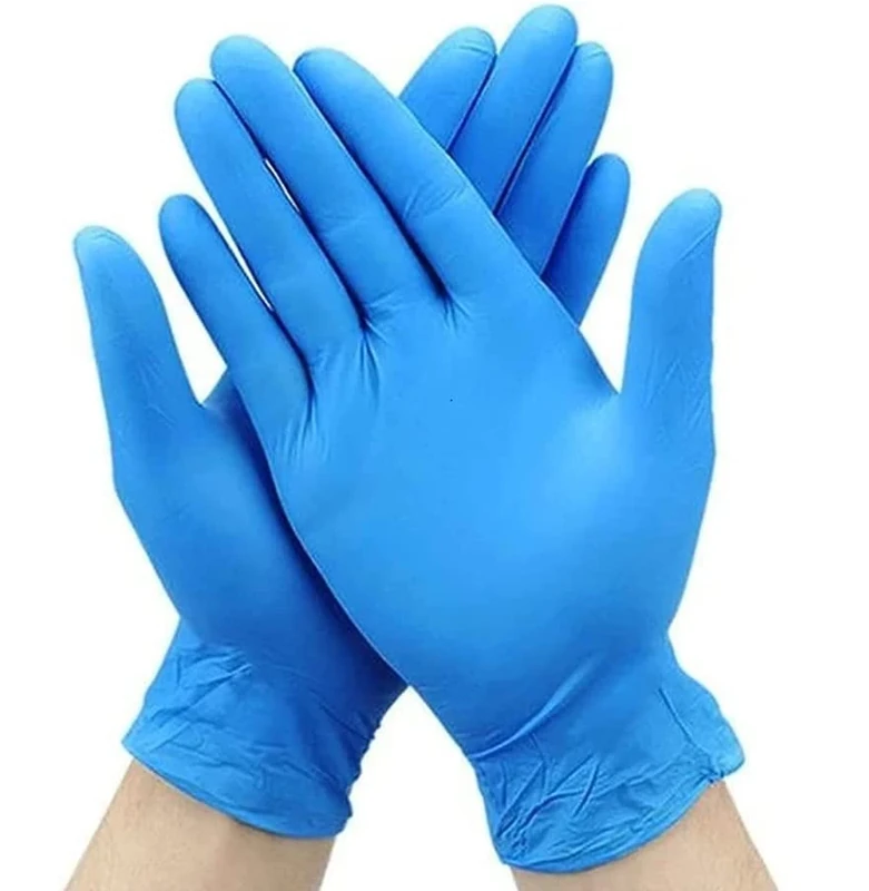 JB London] Multi-Purpose BLUE Vinyl Disposable Gloves | Powder Free | Latex Free | Food and Catering Purpose | Highly DURABLE | Highly Resistant to most household Chemical |Box of 100 - Small
