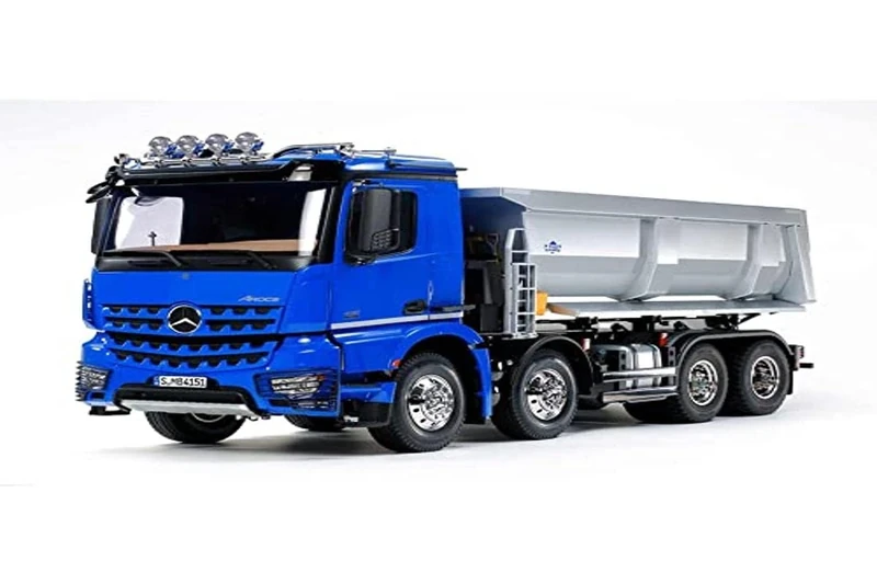 TAMIYA 56366 1:14 RC MB Arocs 4151 Tipper 8x4, Assembly Kit, RC Truck, Remote Controllable, Truck, Truck, Construction Toy, Crafts, Blue