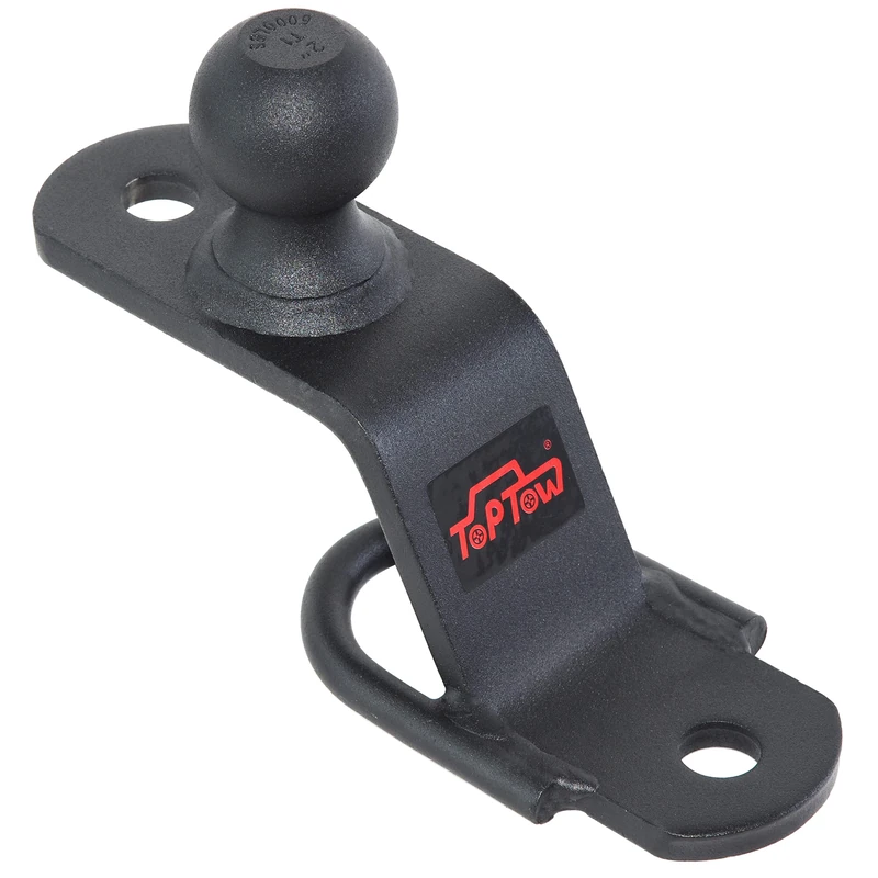TOPTOW 64008 ATV/UTV 3-Way Hitch Adapter with 2 inch Ball, Bolt-on ATV Hitch Attachments