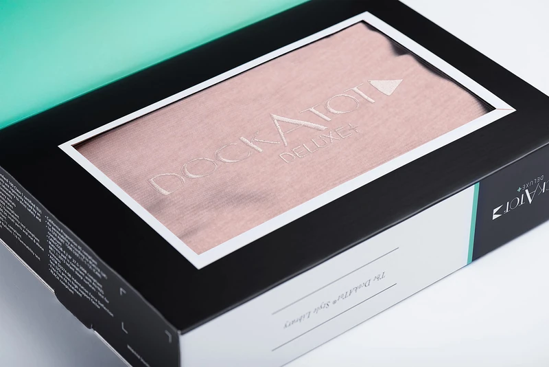 DockATot Cover for Deluxe+ - Ginger Chambray