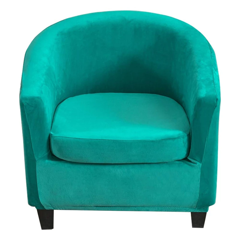 C/N 713F Hole Blue Sofa Cushion Protection Cover, Acrylic - Image 1