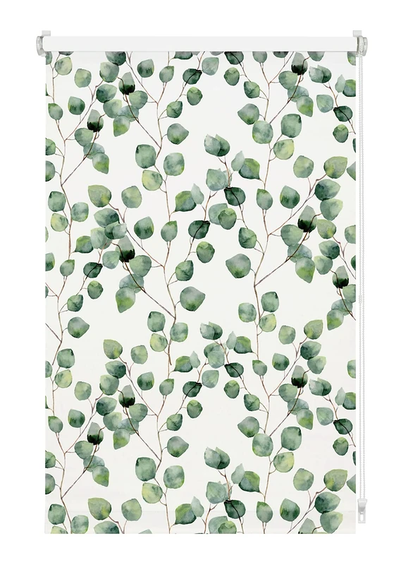 Gardinia Easyfix Roller Blind, White/Decor, 110 x 150 cm