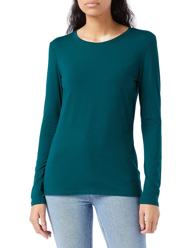 Amazon Essentials Classic Fit Long Sleeve T-Shirt Dark Green XL