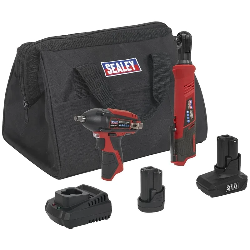 Sealey CP1200COMBO8 2 x 12V Cordless Power Tool Combo Kit