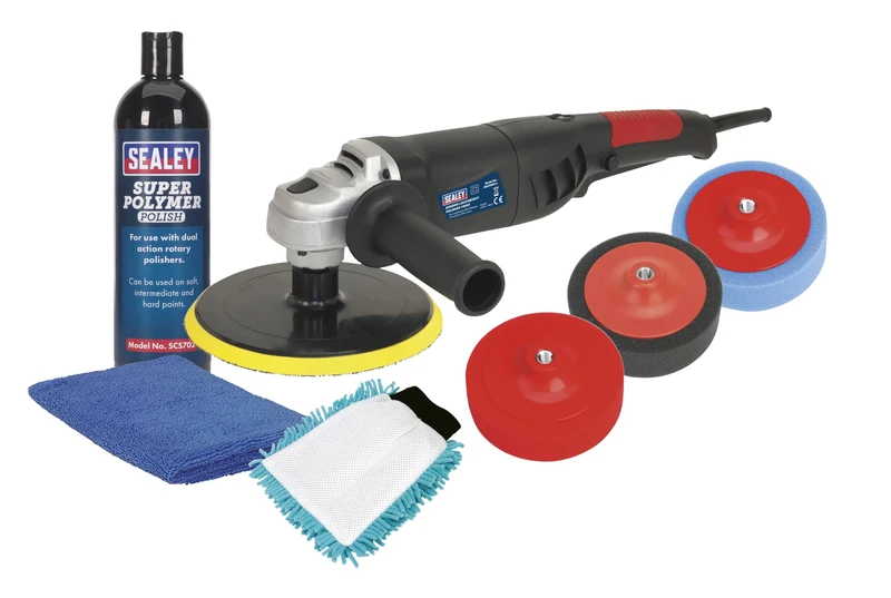 Sealey CPK03 Ø180mm Pro Electric Polisher Kit 1100W/230V