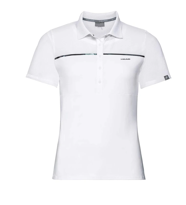 HEAD Women's PERF Polo Shirt W, White, XXX-Large