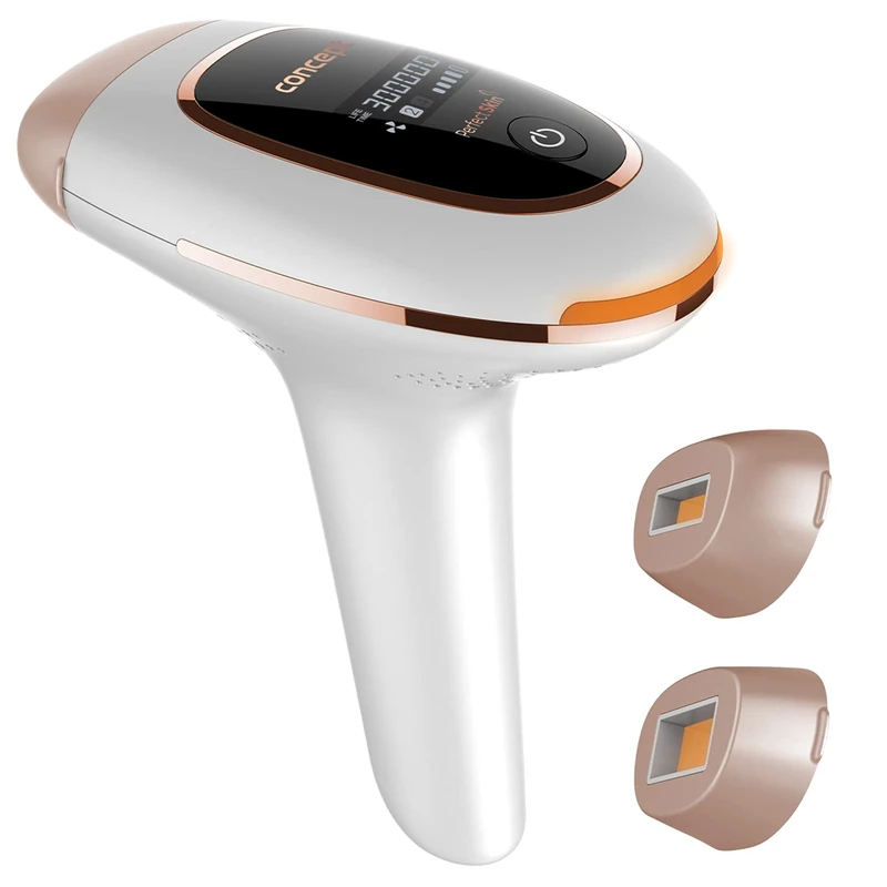 Concept IL3020 IPL Hair Removal Device, 2 x Attachments, Epilator, Intensive Pulse Light Technology, Smooth Skin, Eye Protection, Sensor, Brand: Concept
