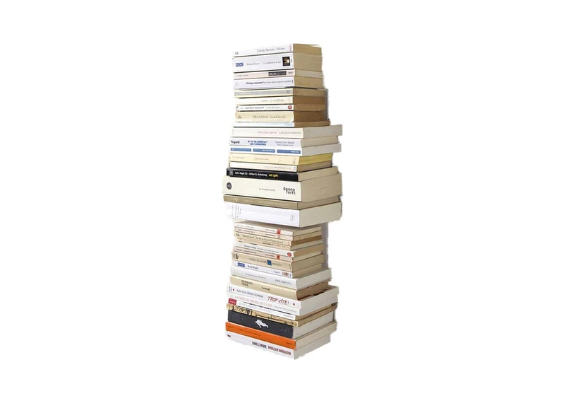 TEEbooks Bookshelf - Vertical Bookcase 60 cm, White