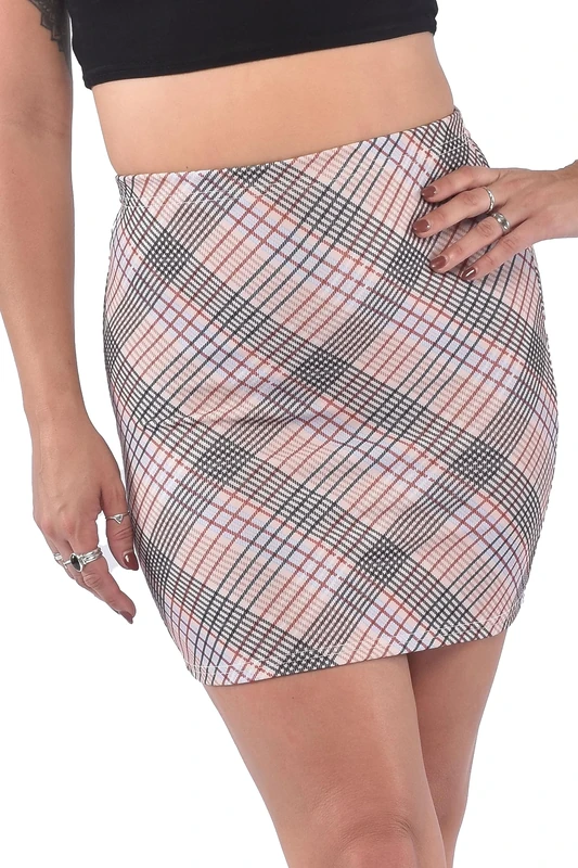 Oh! Pretty Women's Print Mini Skirt UK Short Black Skirt Classic Mini Stylish Skirts for Women UK Black Pencil Skirt Perfect for Work or Night Out – Trendy, Elegant, and Flattering Fit