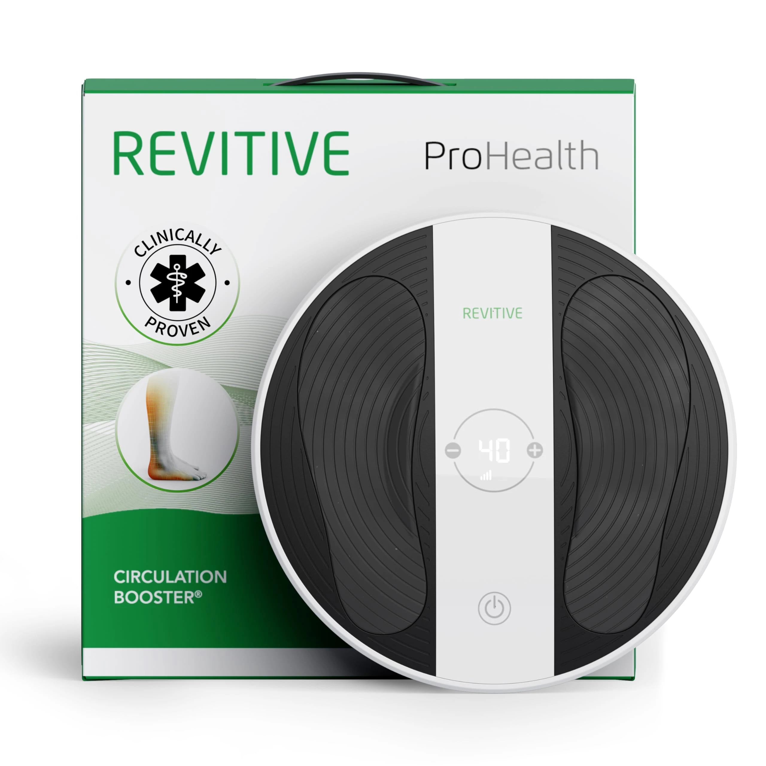 Revitive ProHealth Circulation Booster – Relieves Discomfort in the Legs and Feet - Drug-Free Relief from Leg & Feet Problems