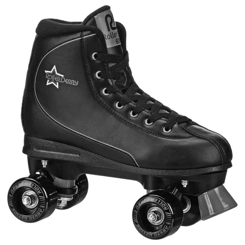 Roller Derby Roller Star 600 Men's Roller Skates - Black/Gray - Size 5 UK