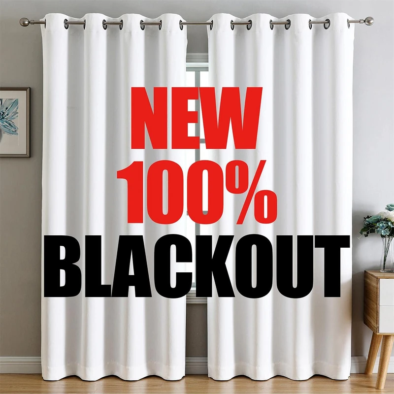 G2000 100% Blackout Curtains for Bedroom Living Room 95 Inches Long White Room Darkening Window Grommet Thermal Lined Insulated Light Blocking Noise Reducing 2 Panels Set