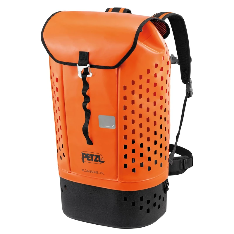 PETZL, Alcanadre Guide 45, Bag, Orange/Black, 45 L, Unisex-Adult
