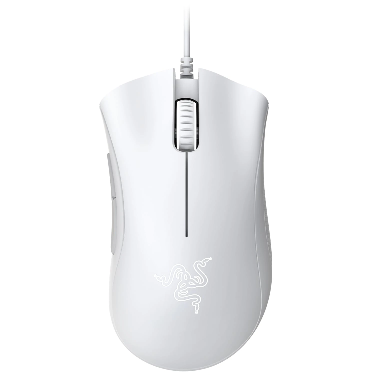 Razer DeathAdder Essential (2021) - Wired Gaming Mouse (Optical Sensor, 6400 DPI, 5 Programmable Buttons, Ergonomic Form Factor) White
