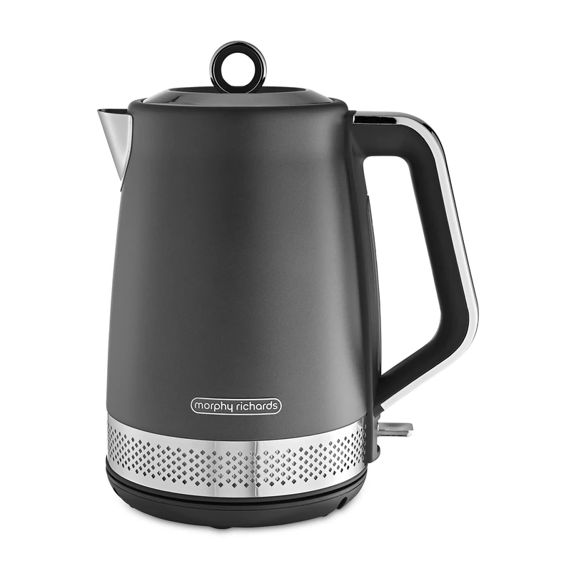 Morphy Richards Illumination 1.7L Jug Kettle, Rapid Boil, Boil Dry Protection, Pull off Lid, Limescale Filter, Easy View Window, 360 Cordless Base, Stainless Steel, Titanium , 108022