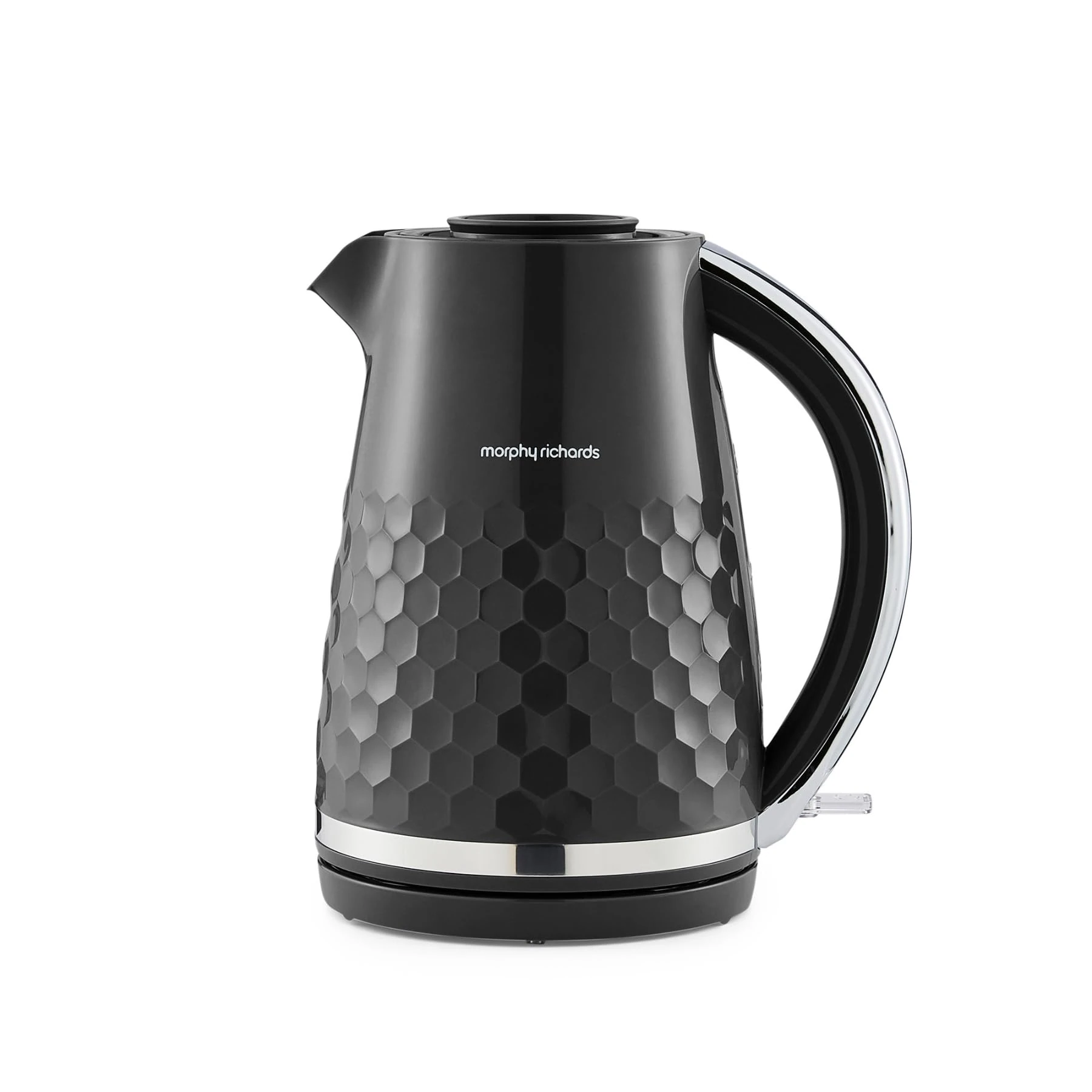 Morphy Richards Hive Kettle, 1.5L, Easy Fill System, Enhanced Waterspout, 3KW Rapid Boil, 360 Degree Base, Limescale Filter, Water Viewing Window, Black, 108271