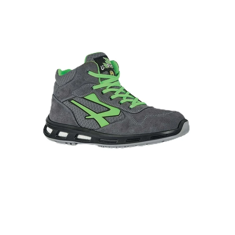 U-Power | Scarpe Antinfortunistiche Alte Ramas S ESD S1PS FO SR, Puntale Alluminio, Antiperforazione Tessile No Metal Black