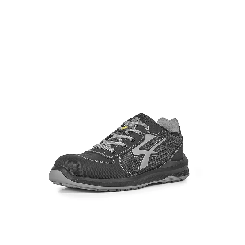 U-Power Red Industry® Shanghal, Unisex Safety Shoes, Lightweight, Flexible, Anti Puncture Nylon Trainers, with Infinergy Insert, with Aluminium Toe Caps (Black 39)