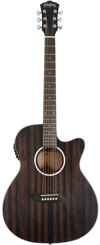 Washburn Deep Forest ACE, Ebony, (DFEACE)