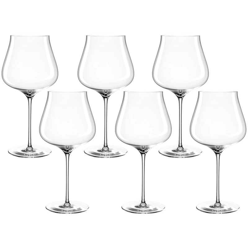 LEONARDO HOME Brunelli 066412 Burgundy Glass 770 ml Set of 6