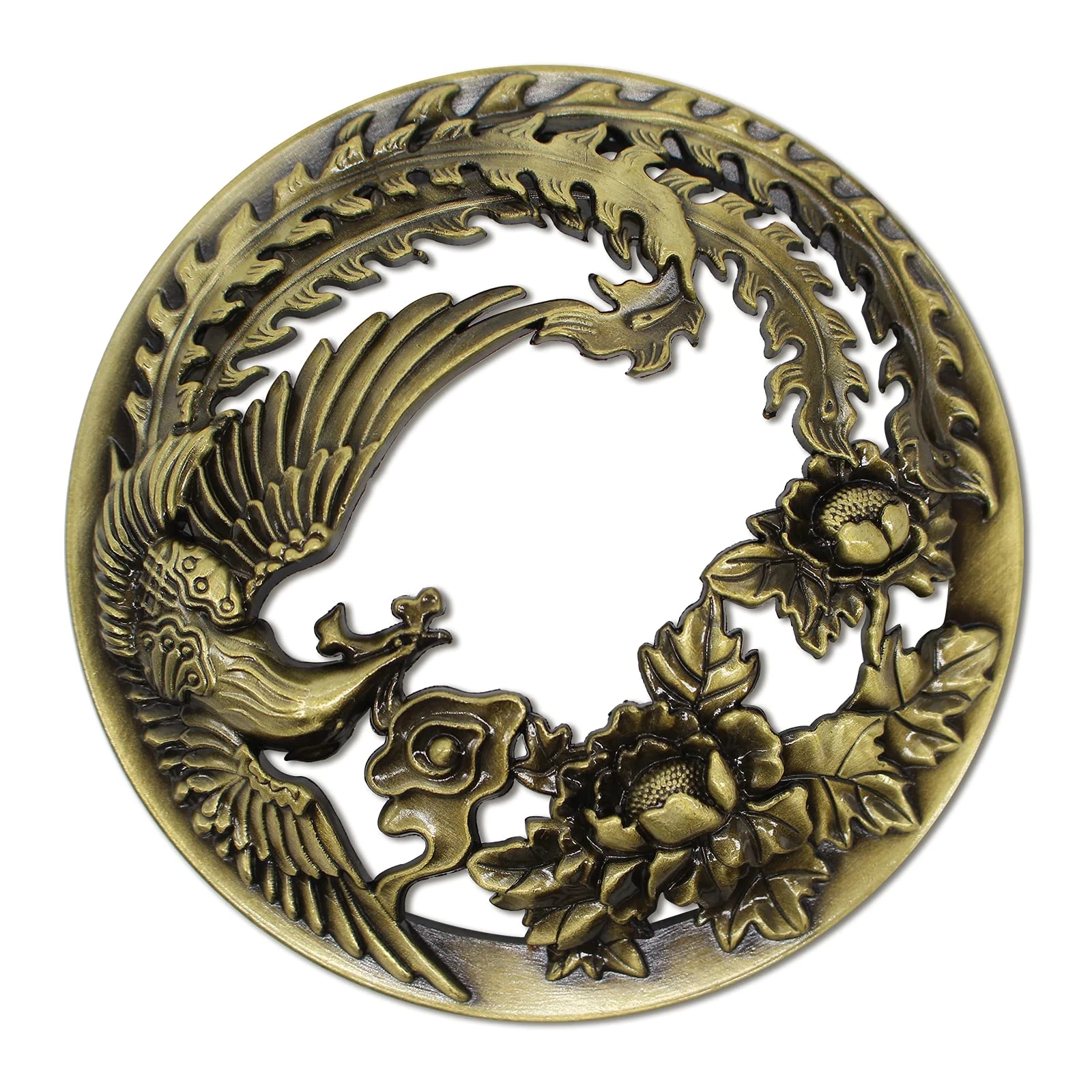 Hion Scented Candle Topper Illuma Lid Jars Cover Shade Sleeves, Help Burn More Evenly, Candle Accessories Decorations Increases Atmosphere Party Gifts for Women(Phoenix Golden)