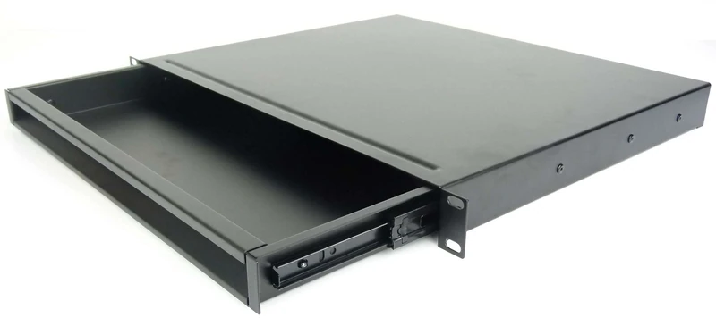 Adam Hall 19 Inch Parts 874 E 01 A - ERGO 19 Inch Aluminium Rack Drawer 1 HE