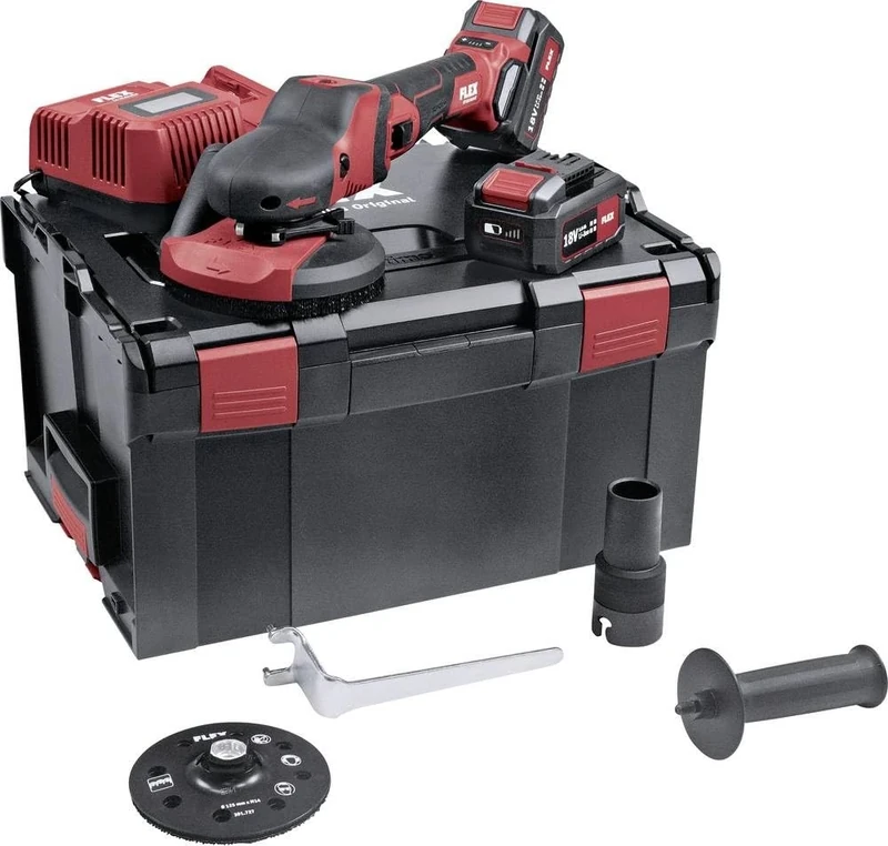 SE 125 18.0-EC/5.0 Set SUPRAFLEX Sander 18V 2 x 5.0Ah Li-ion