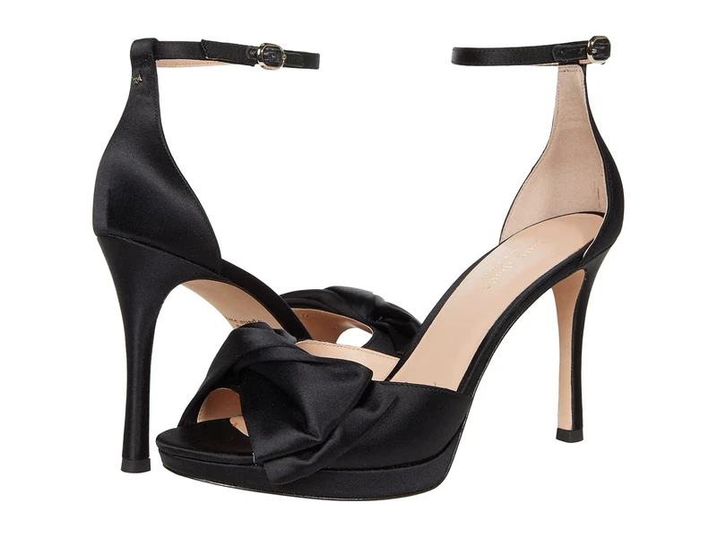 Kate Spade New York Women's Bridal Bow Heels, Black, US 10.5