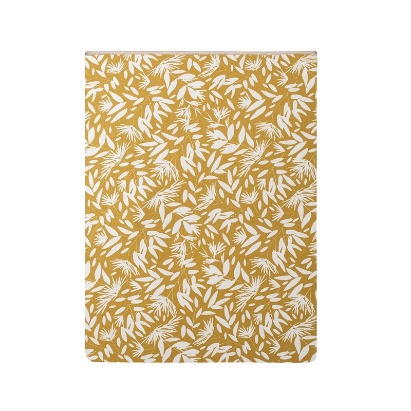 Printed Cotton Percale Flat Sheet, 240 cm x 300 cm, Linen, Shade - Image 1