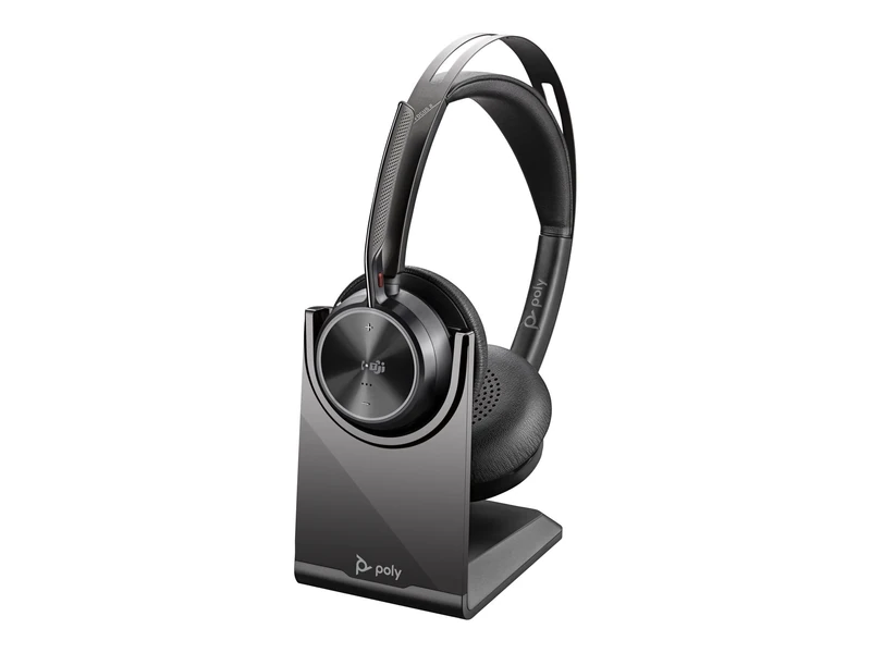 Poly Voyager Focus 2 UC USB-A Headset für Microsoft Teams inkl. Ladestation