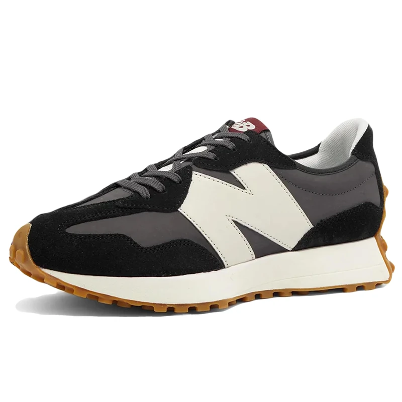 New Balance Women's 327 Shoes, Black/Moonbeam, 6/M - Image 1